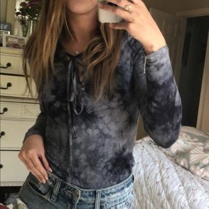 Pacsun tie dye bodysuit